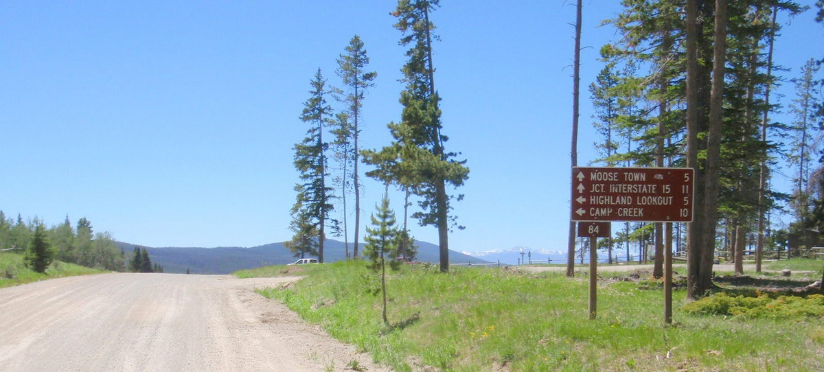 Continental Divide Crossing #5 on the GDMBR.